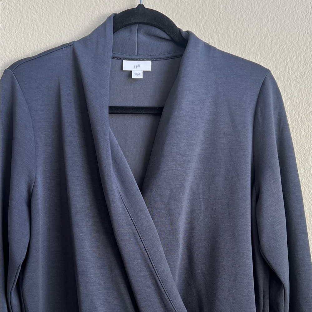 J. Jill Women's Navy Blouse - Picture 3 of 9